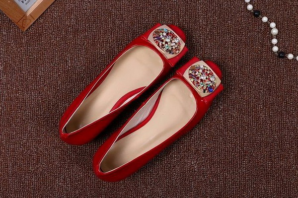 RV Shallow mouth flat shoes Women--070